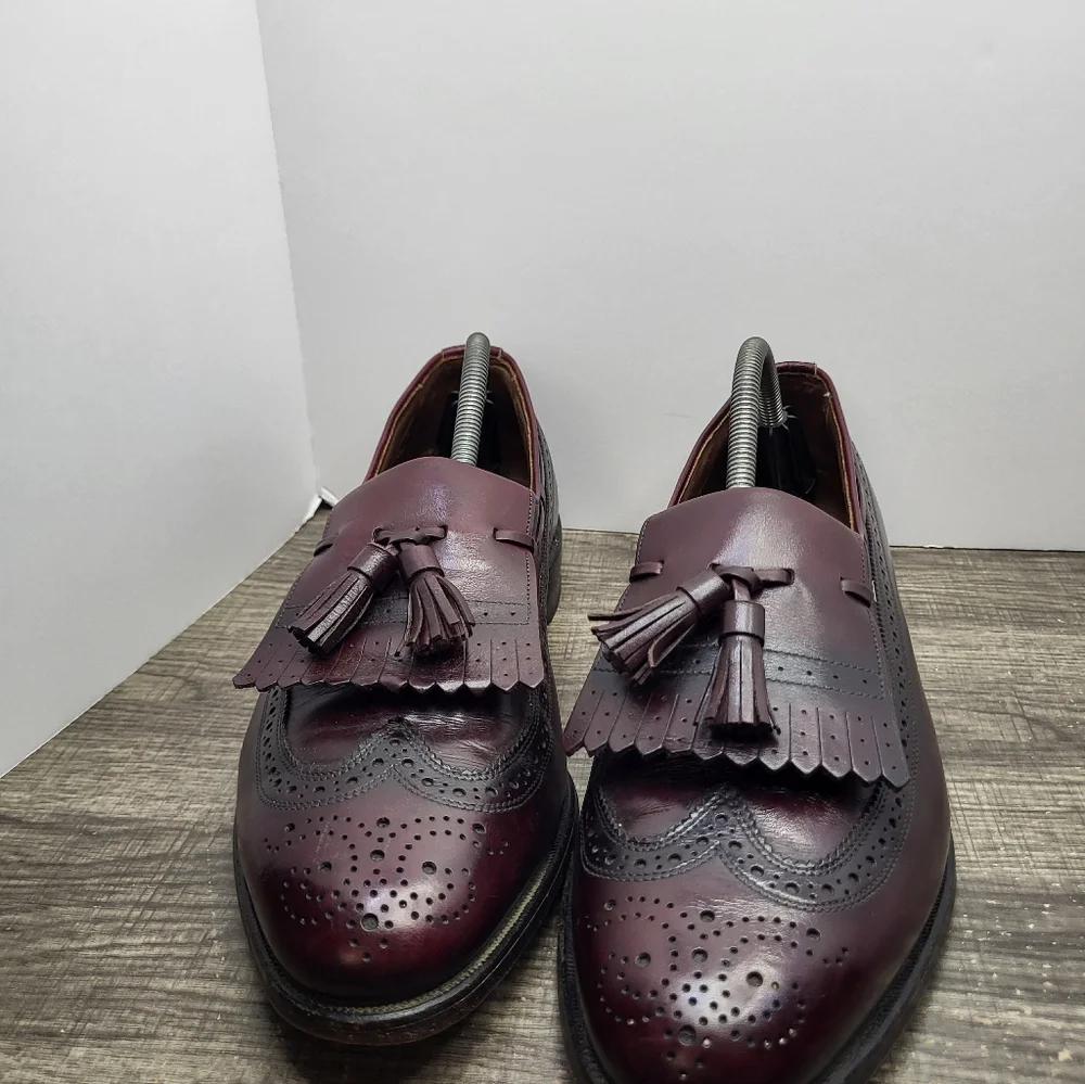 Allen Edmonds Tassel Loafers Shoes SZ: 10.5 D Arlington